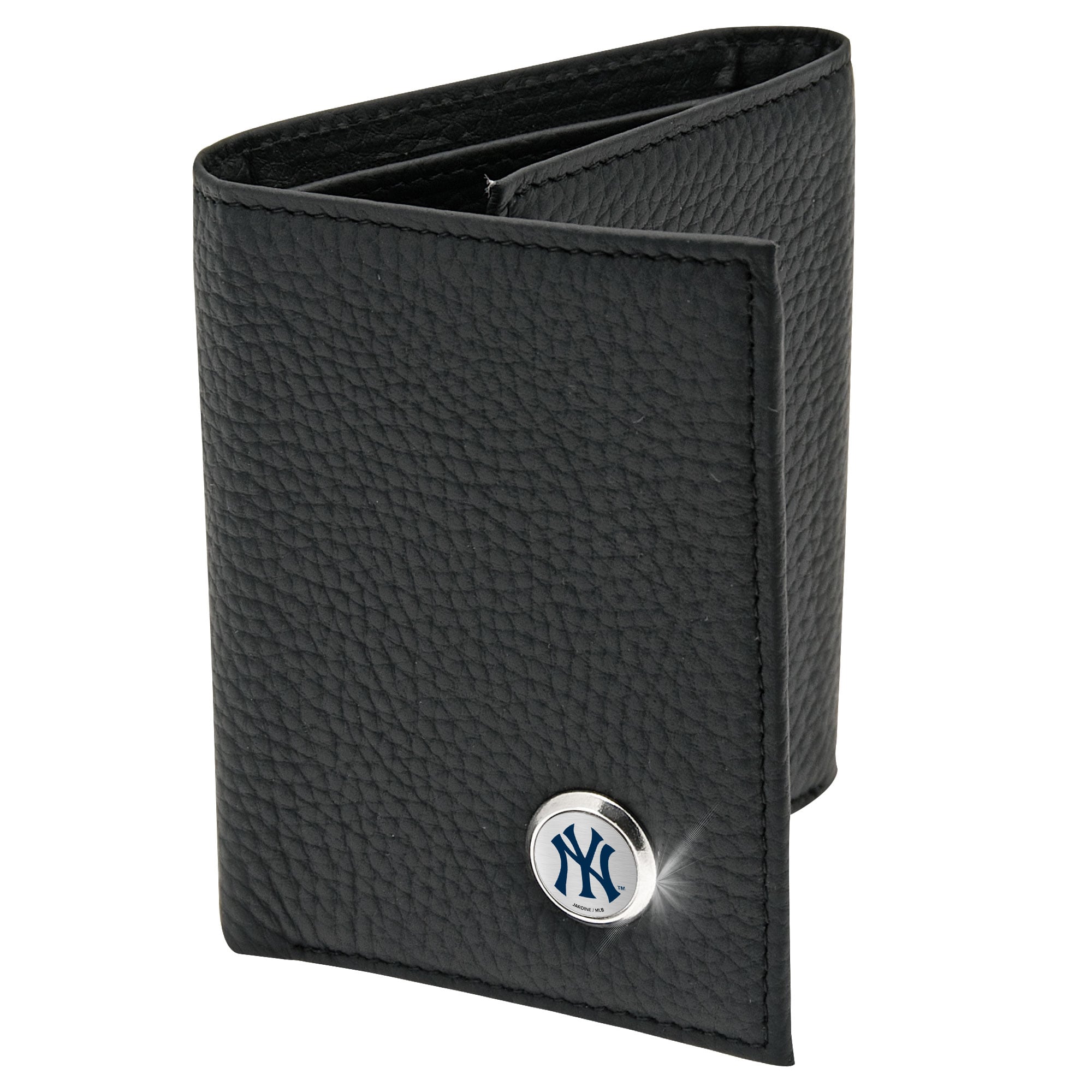 Men's  Black New York Yankees Leather Wallet
