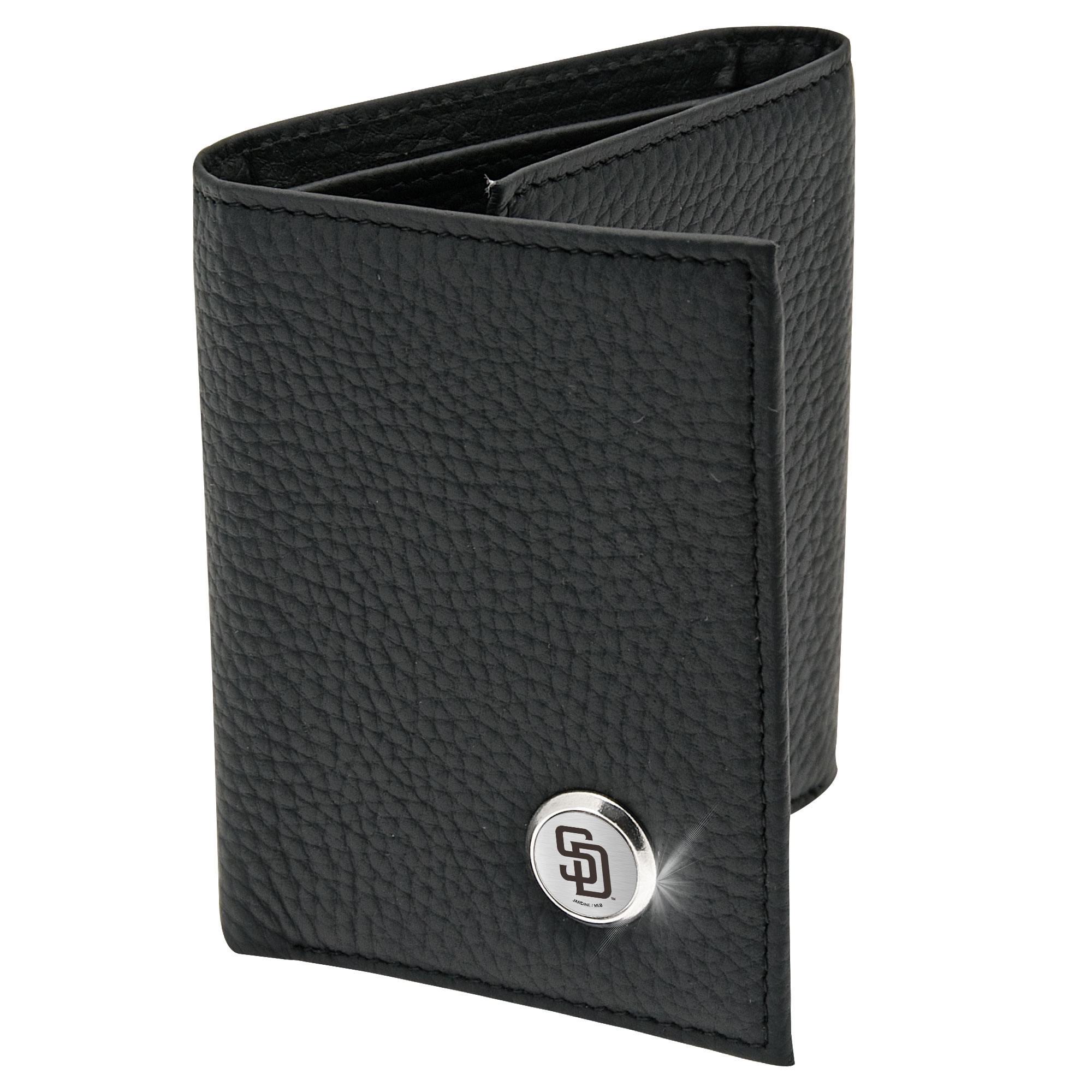 Men’s Black San Diego Padres Leather Wallet Men’s Black San Diego Padres Leather Wallet