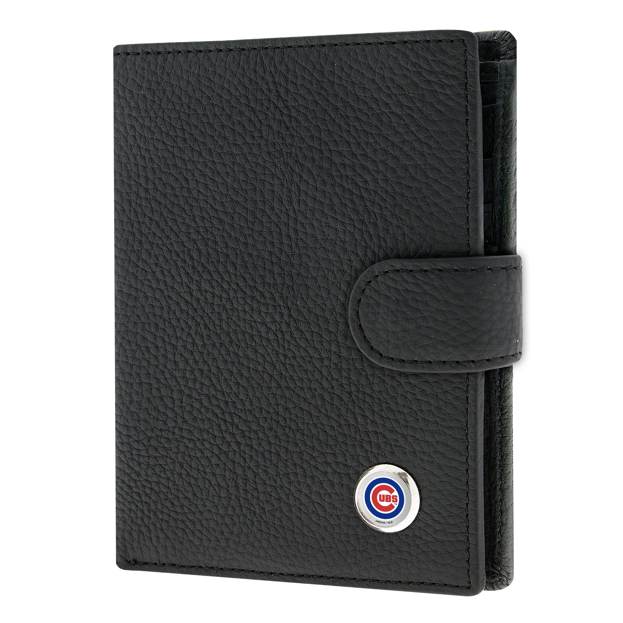 Women's  Black Chicago Cubs Leather Wallet