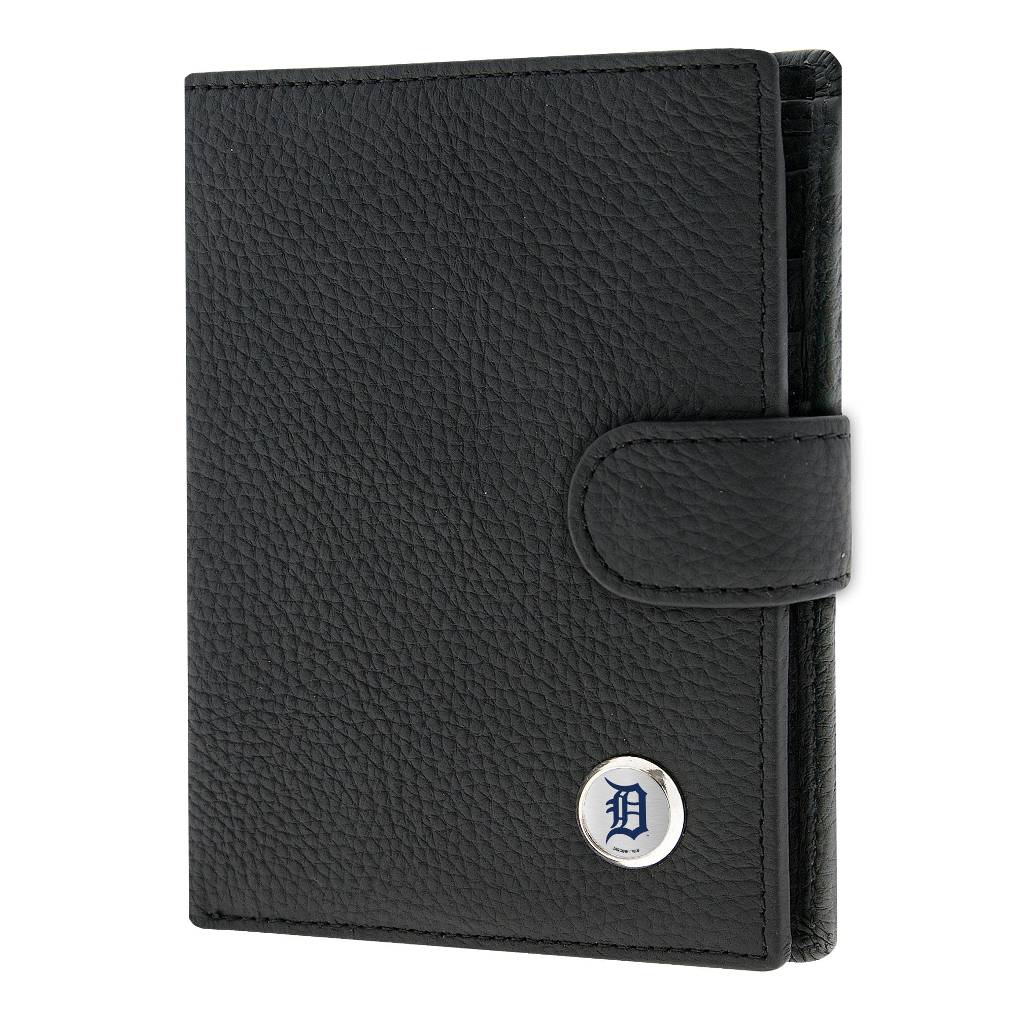 Women's  Black Detroit Tigers Leather Wallet