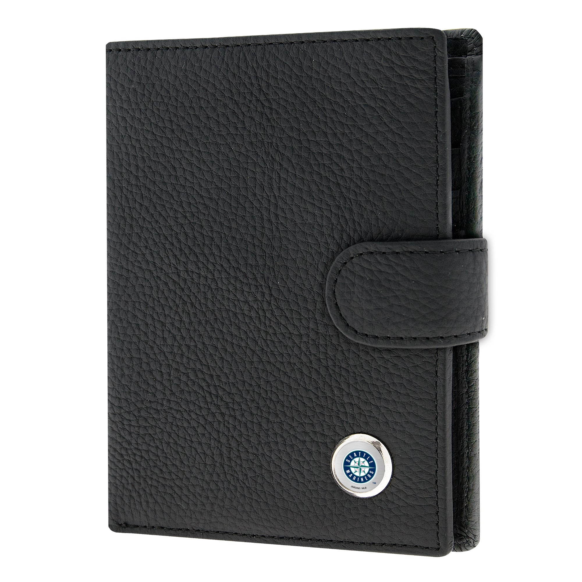 Women's  Black Seattle Mariners Leather Wallet