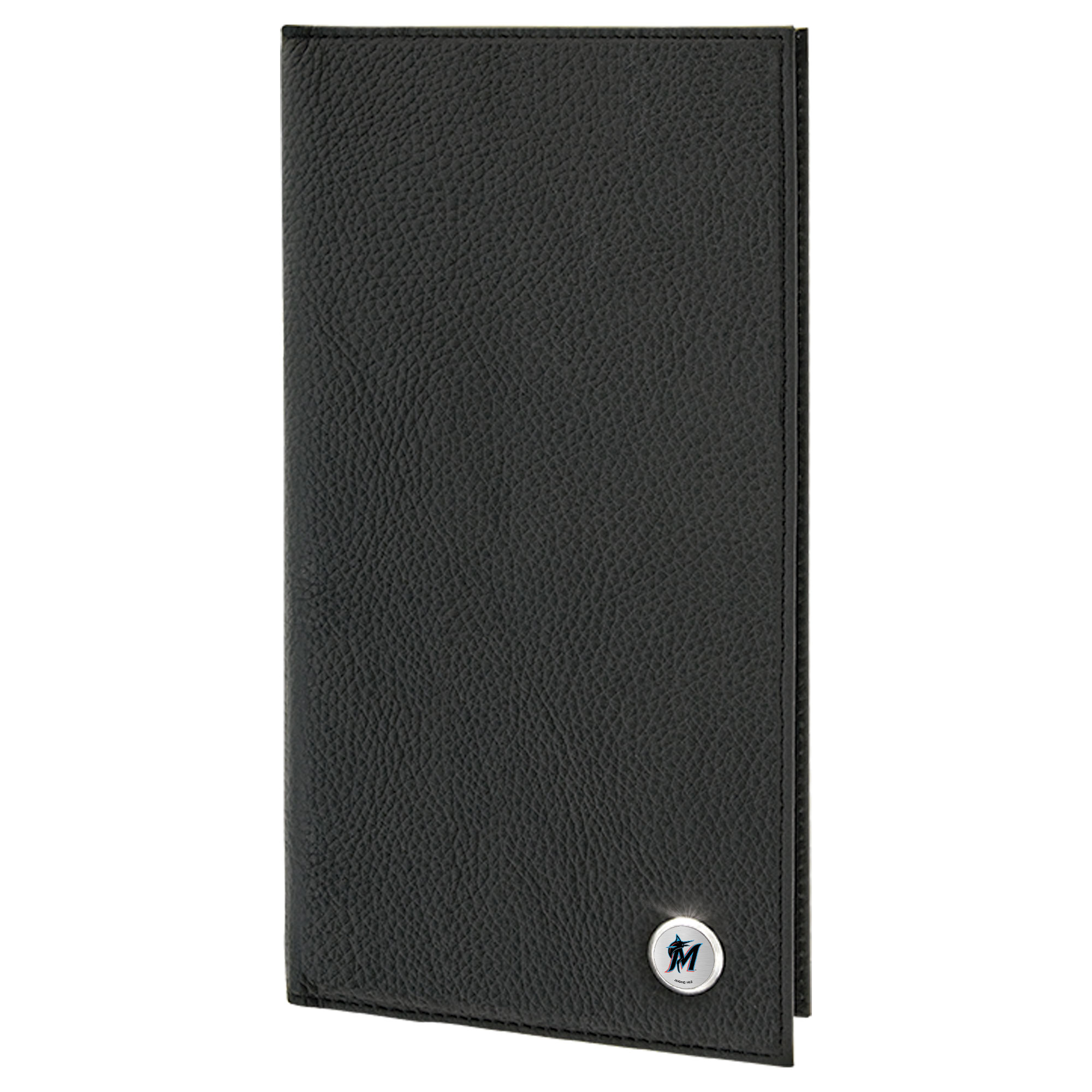 Black Miami Marlins Passport Wallet