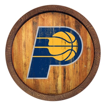 Indiana Pacers 20.25'' Faux Barrel Top Sign