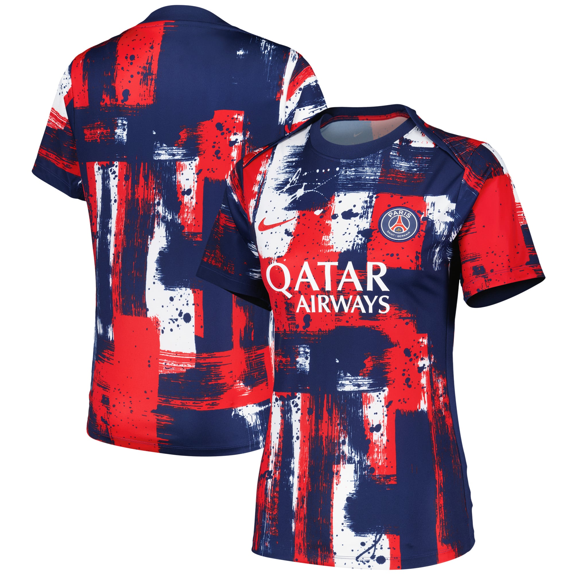 Maillot PSG Nike Pre-Match Dri-FIT 24/25 - Bleu - Femme