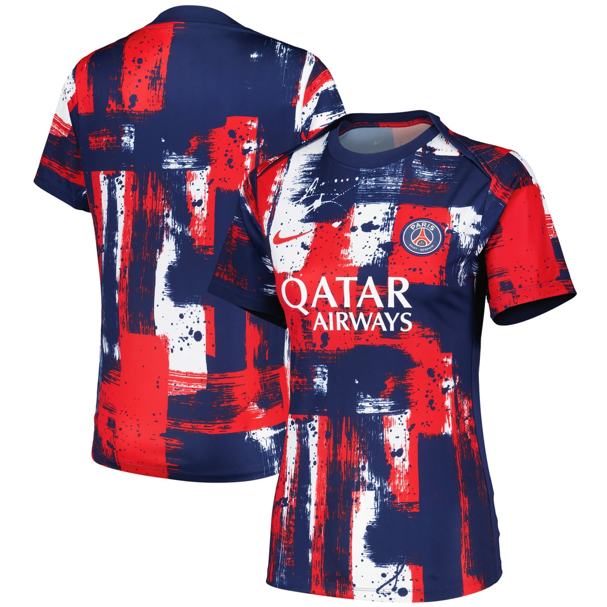 Maillot PSG Nike Pre-Match Dri-FIT 24/25 - Bleu - Femme