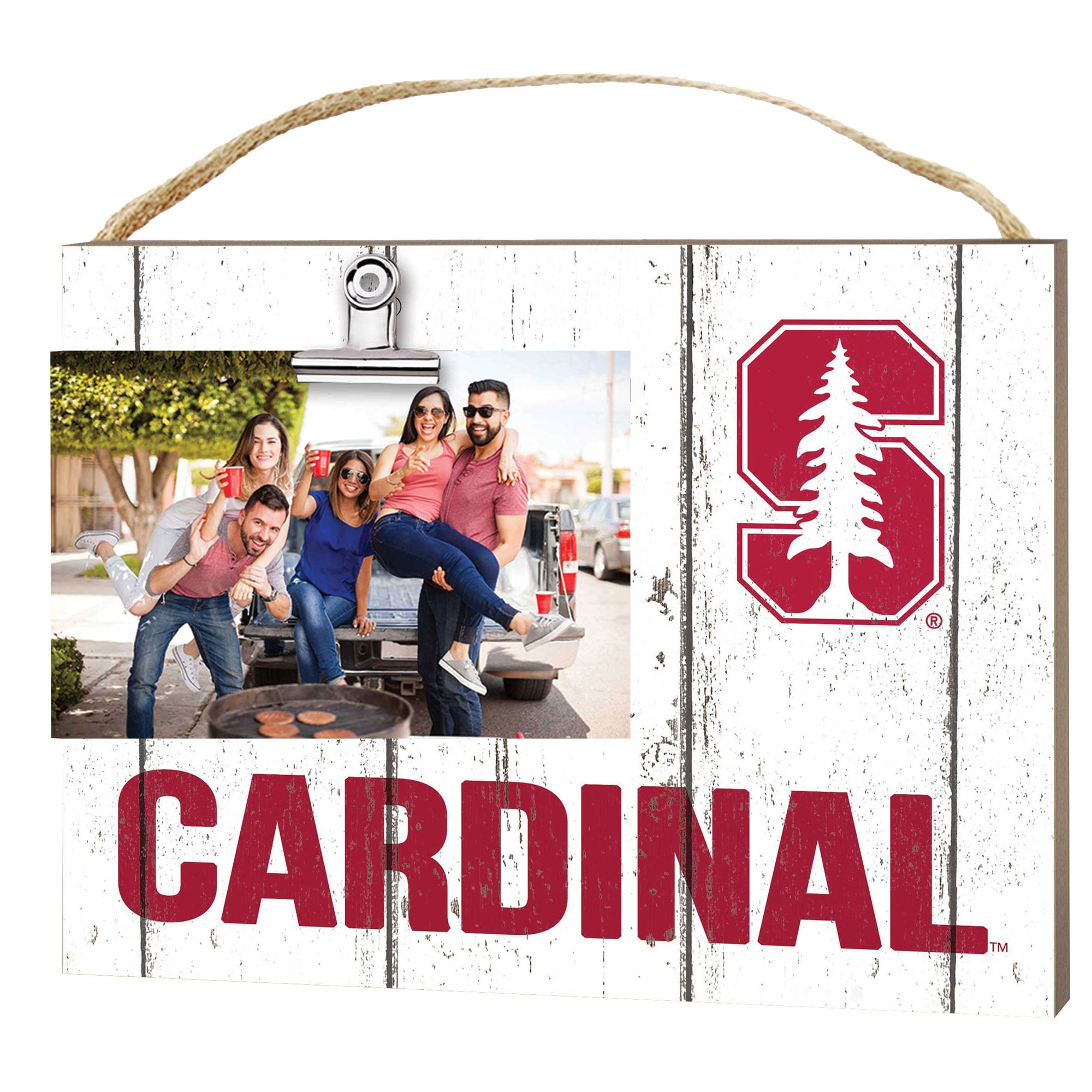Stanford Cardinal 8" x 10" Weathered Clip It Frame