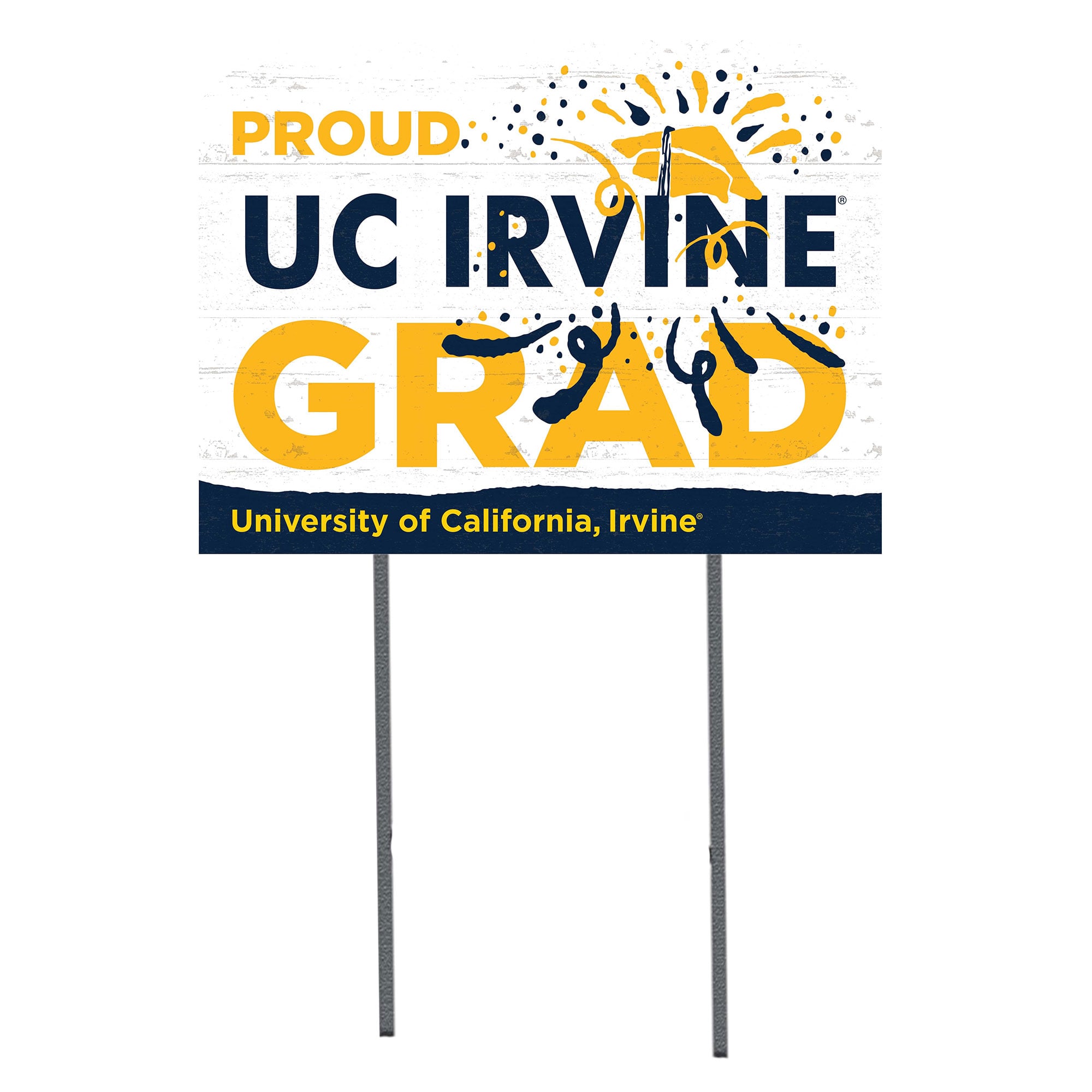 UC Irvine Anteaters 18" x 24" Proud Grad Yard Sign
