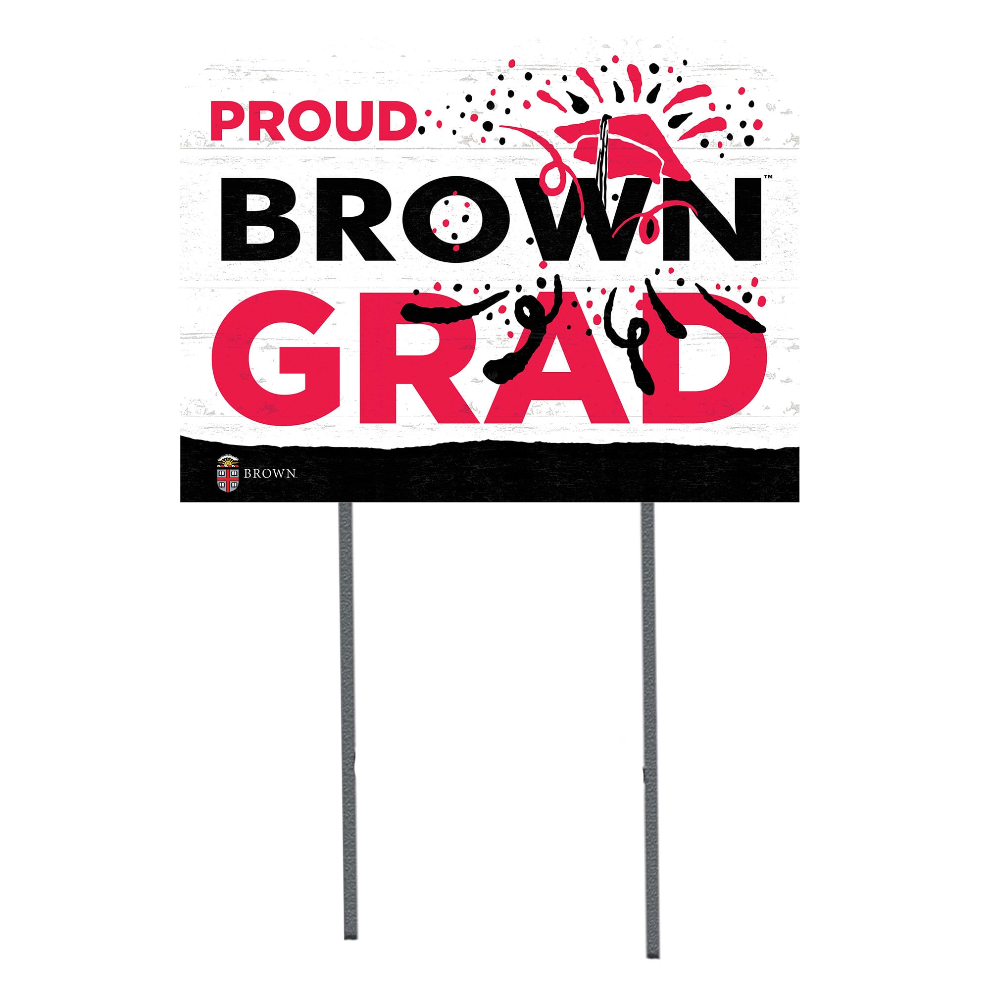 Brown Bears 18" x 24" Proud Grad Yard Sign