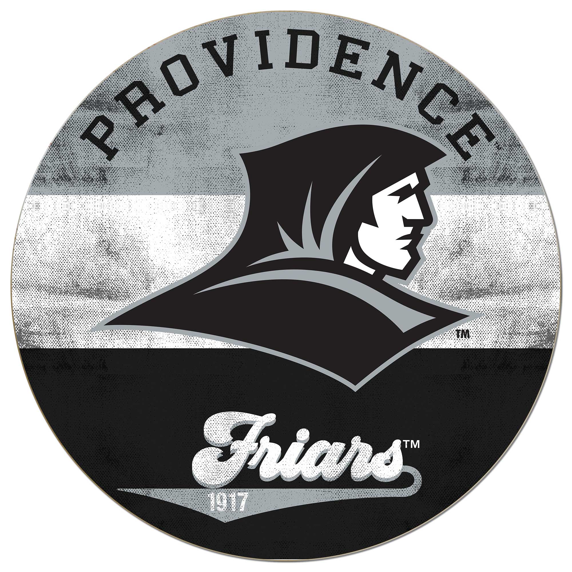 Providence Friars 20'' x 20'' Retro Logo Circle Sign