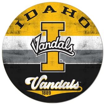 Idaho Vandals 20'' x 20'' Retro Logo Circle Sign