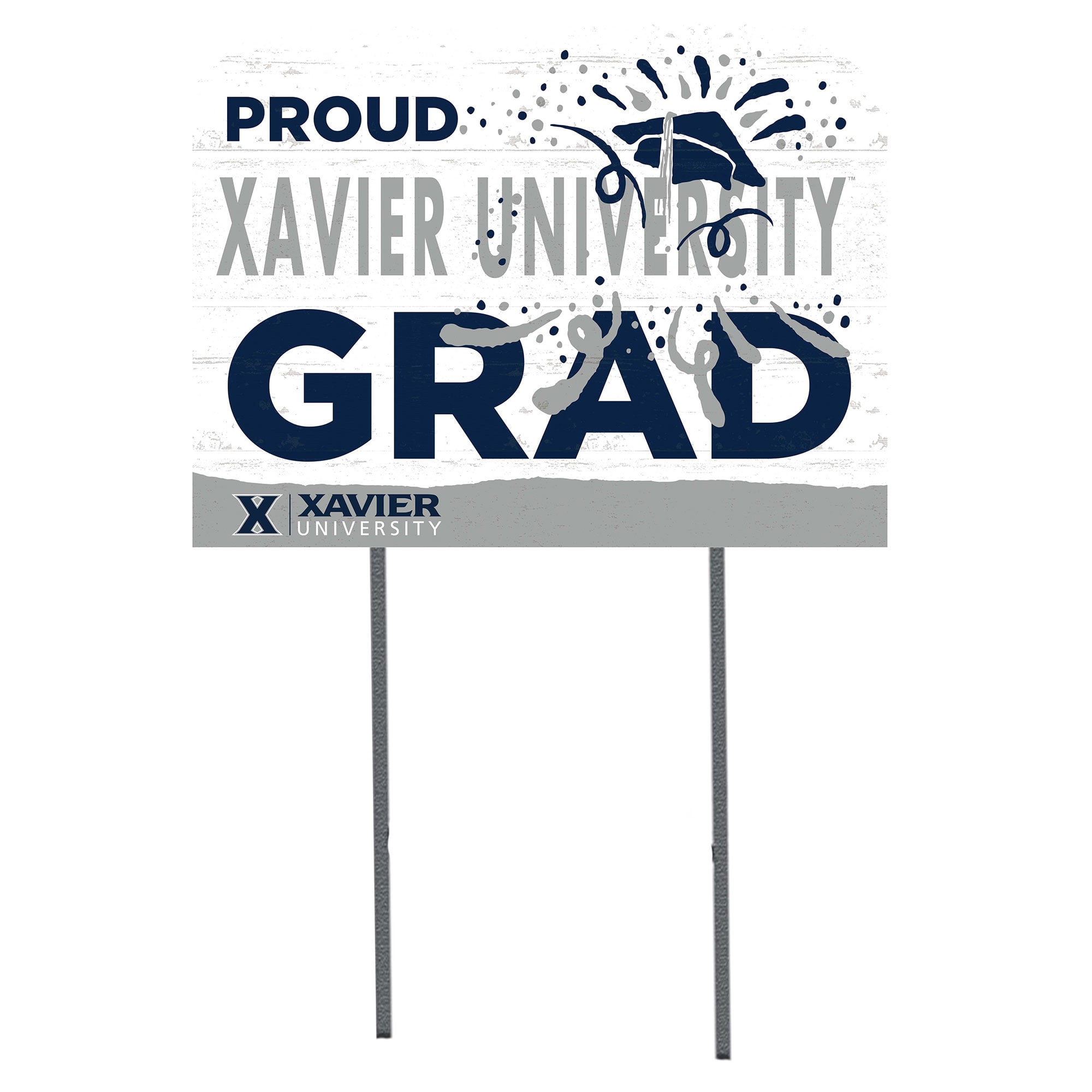 Xavier Musketeers 18'' x 24'' Proud Graduate Yard Sign