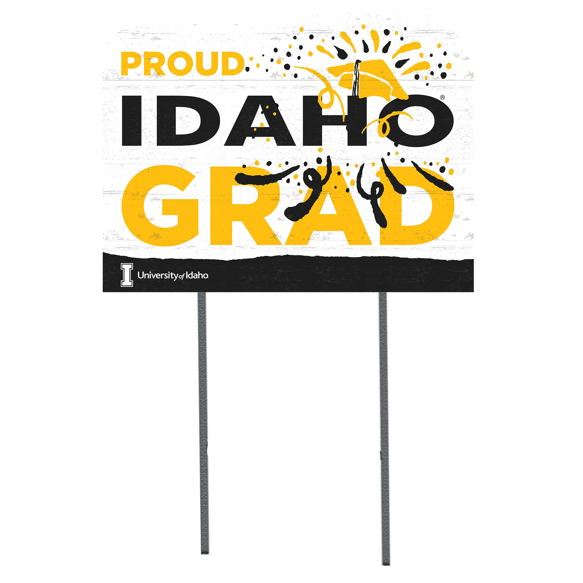 Idaho Vandals 18'' x 24'' Proud Graduate Yard Sign
