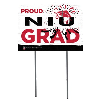 Northern Illinois Huskies 18'' x 24'' Proud Graduate Yard Sign