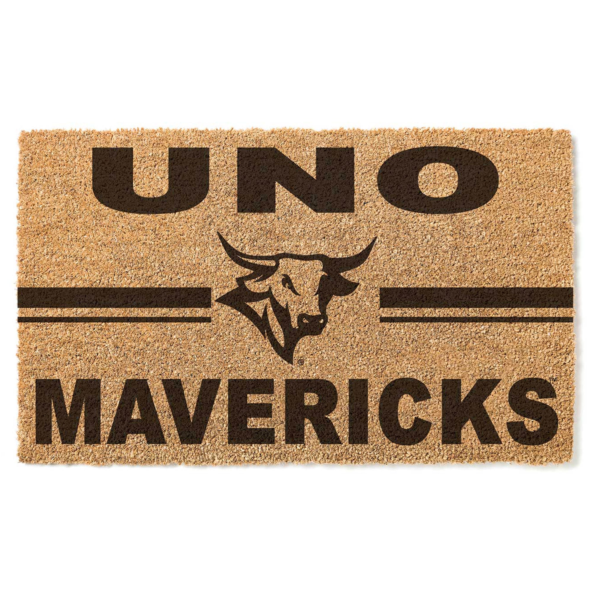 Nebraska Omaha Mavericks 18'' x 34'' Team Logo Doormat