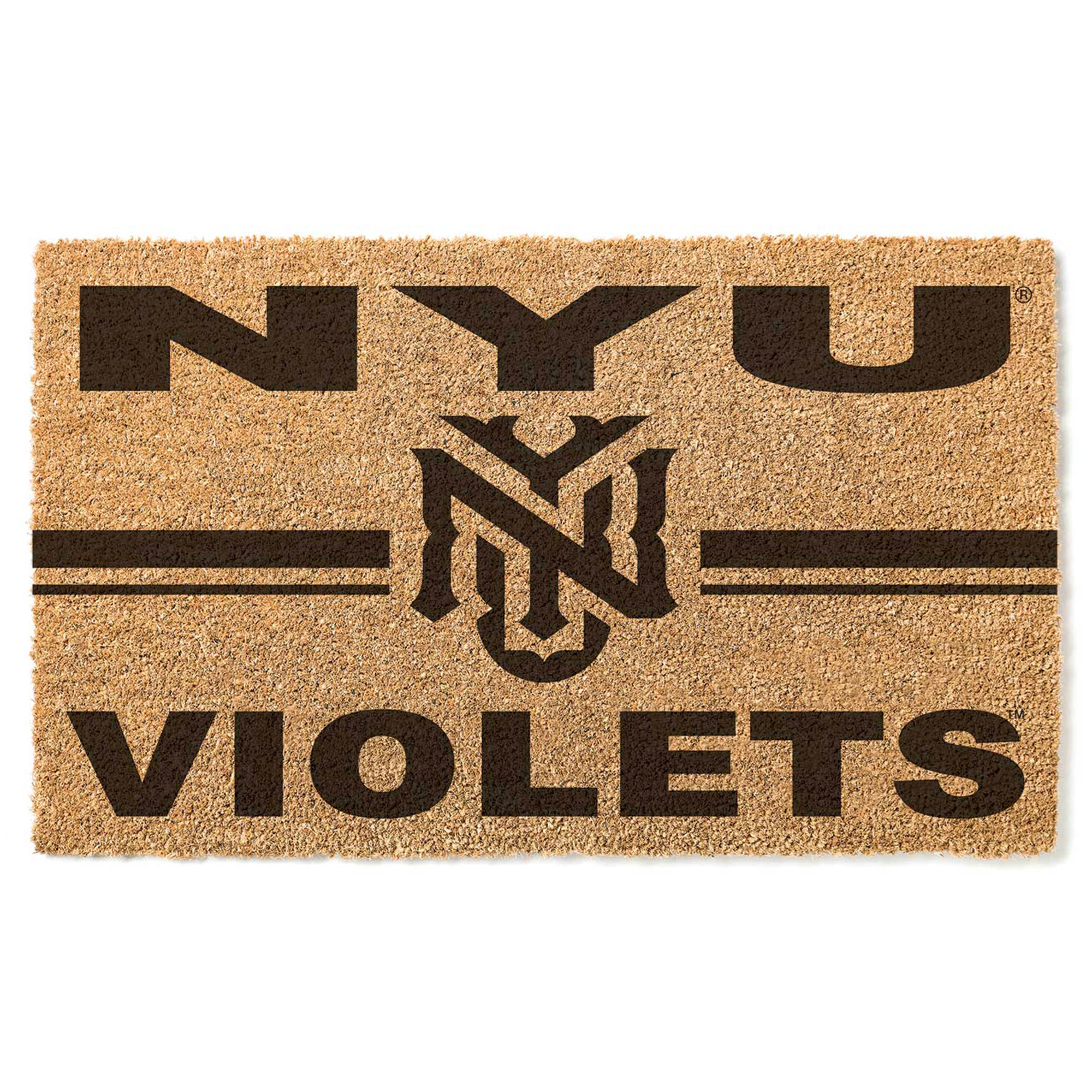 NYU Violets 18'' x 34'' Team Logo Doormat