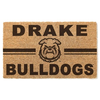 Drake Bulldogs 18'' x 34'' Team Logo Doormat