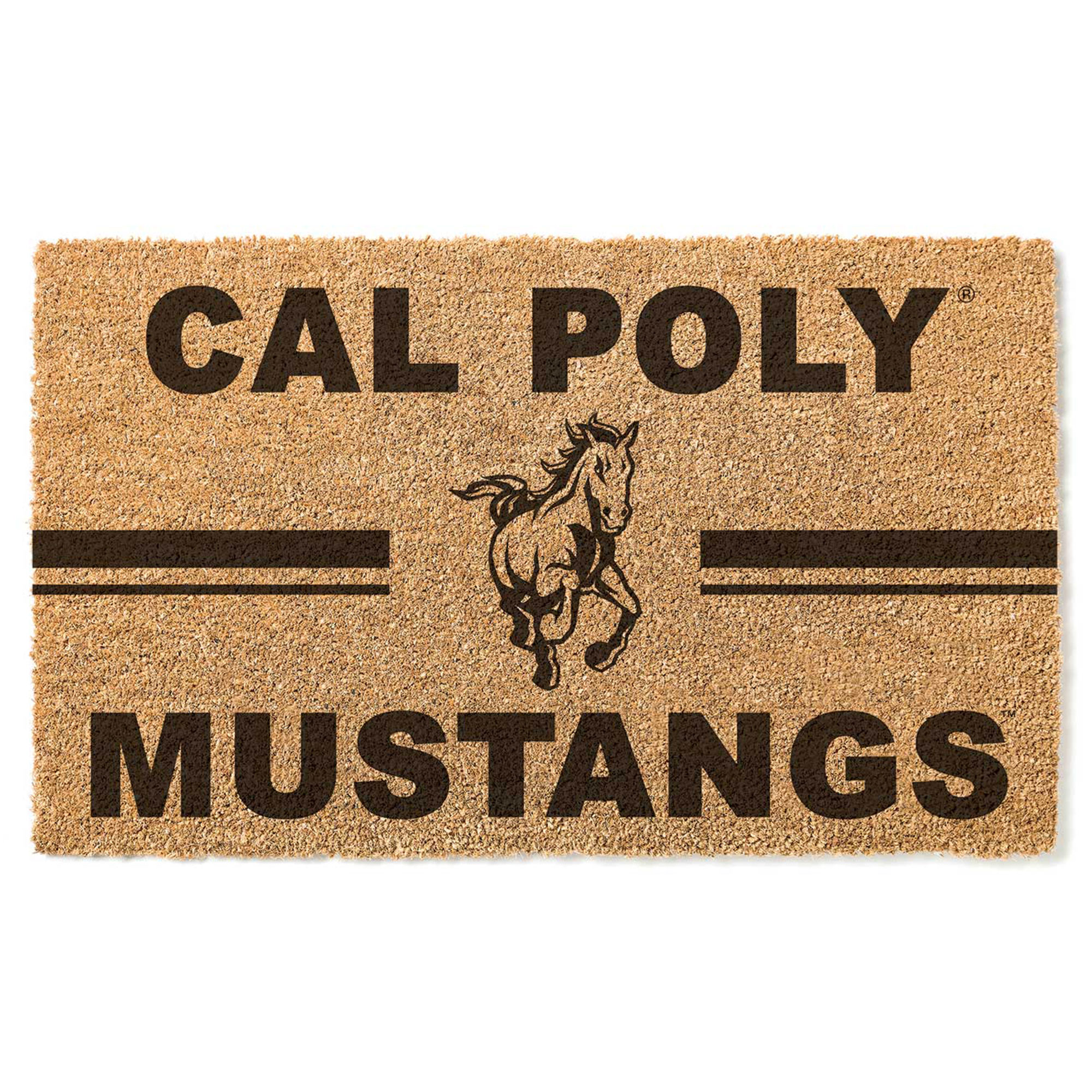 Cal Poly Mustangs 18” x 34” Team Logo Doormat Cal Poly Mustangs 18” x 34” Team Logo Doormat