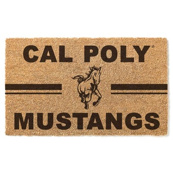 Cal Poly Mustangs 18'' x 34'' Team Logo Doormat