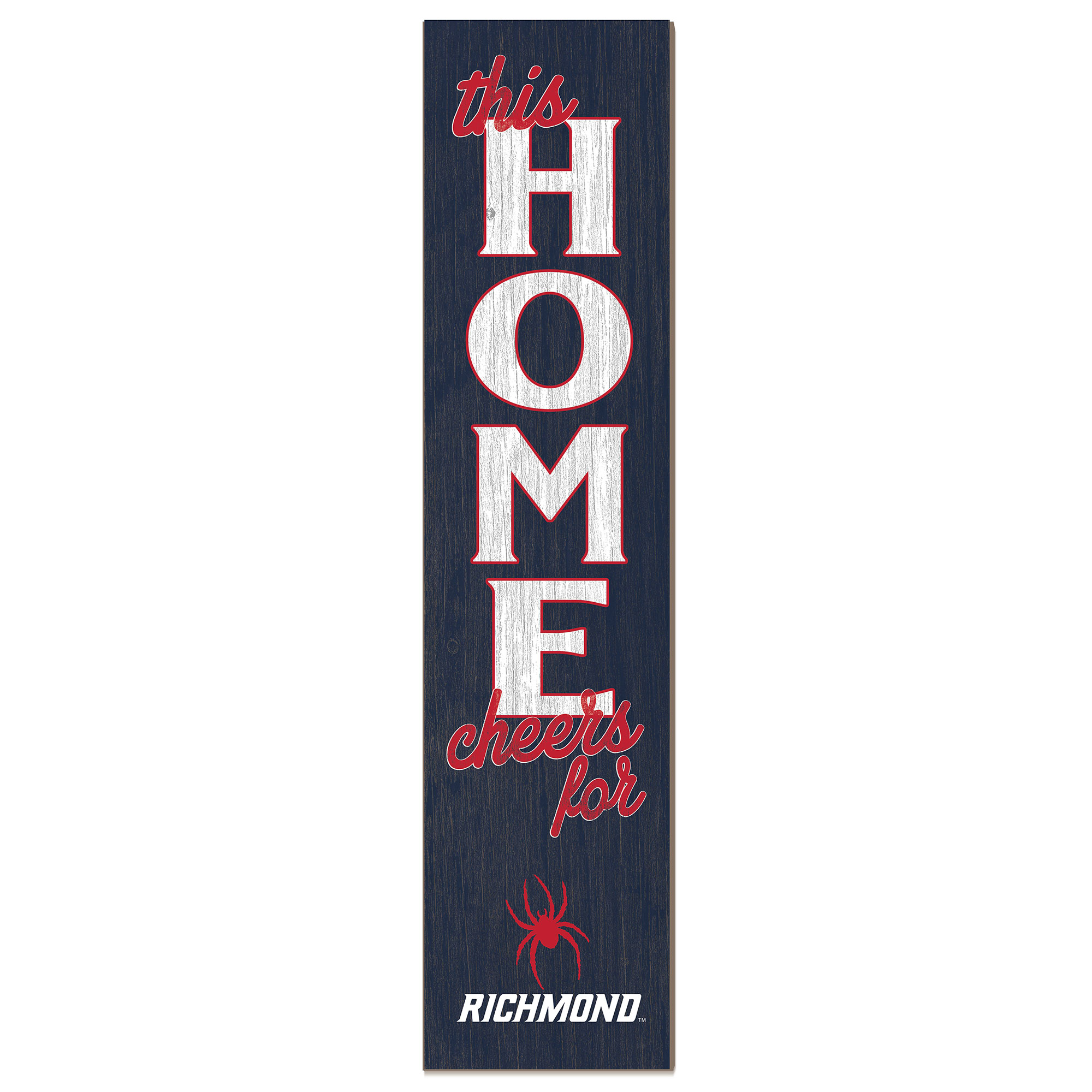 Richmond Spiders 12" x 48" This Home Leaner