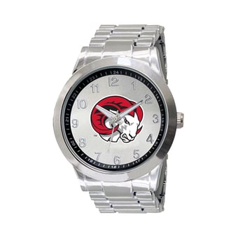 Men's  Silver Winston-Salem State Rams Integris Stainless Steel Watch