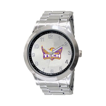 Men's  Silver Tennessee Tech Golden Eagles Integris Stainless Steel Watch