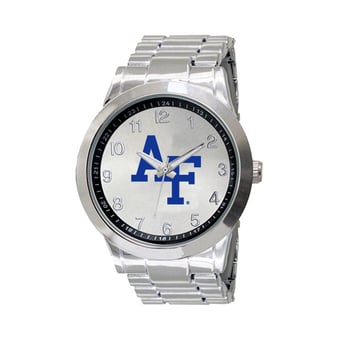 Men's  Silver Air Force Falcons Integris Stainless Steel Watch