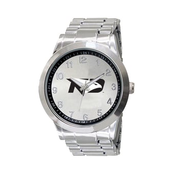 Men's  Silver North Dakota Integris Stainless Steel Watch
