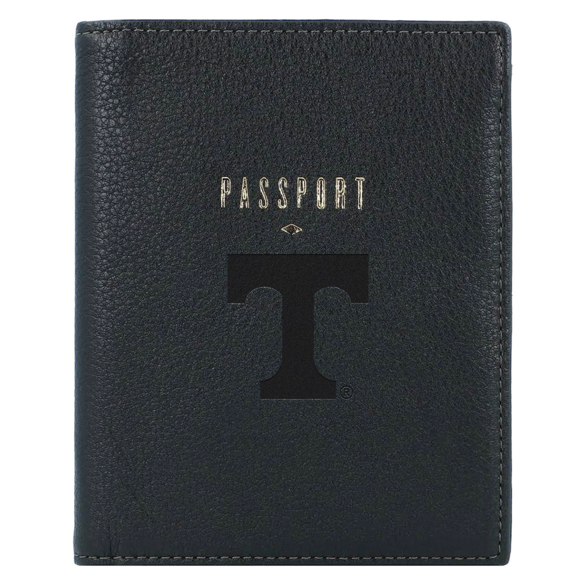 Fossil  Black Tennessee Volunteers Travel RFID Passport Case