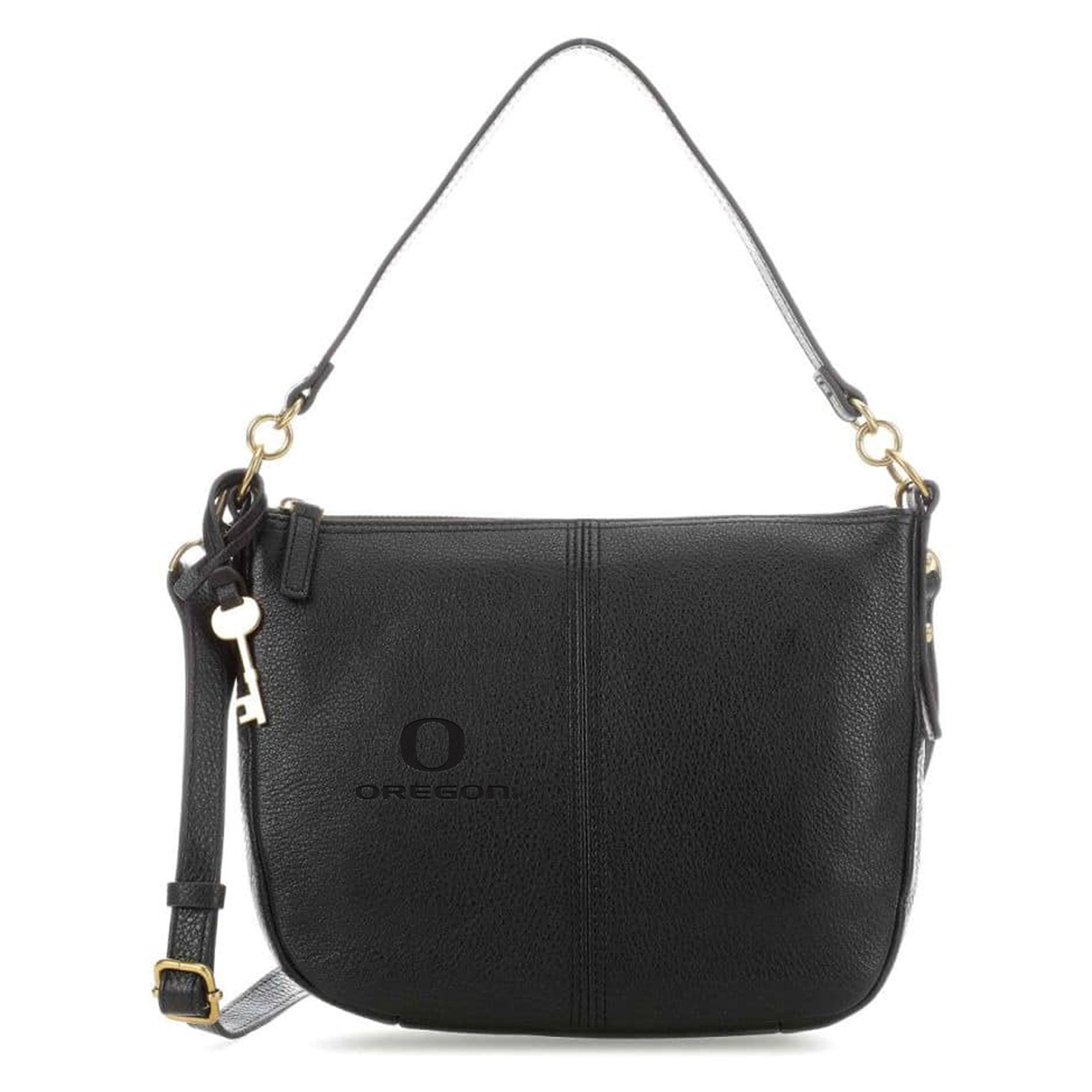 Women's Fossil  Black Oregon Ducks Jolie Crossbody Bag