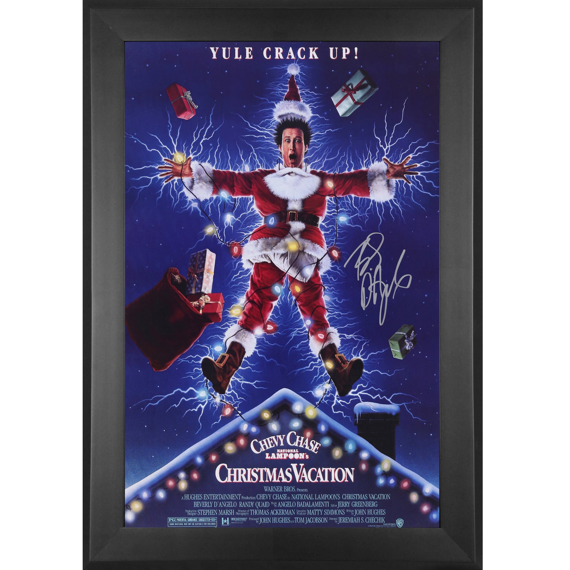 Beverly D'Angelo National Lampoon's Christmas Vacation Autographed Framed 11" x 17" Movie Poster