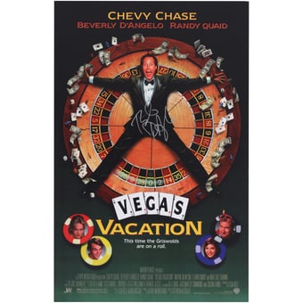 Beverly D'Angelo Vegas Vacation Autographed 11" x 17" Movie Poster