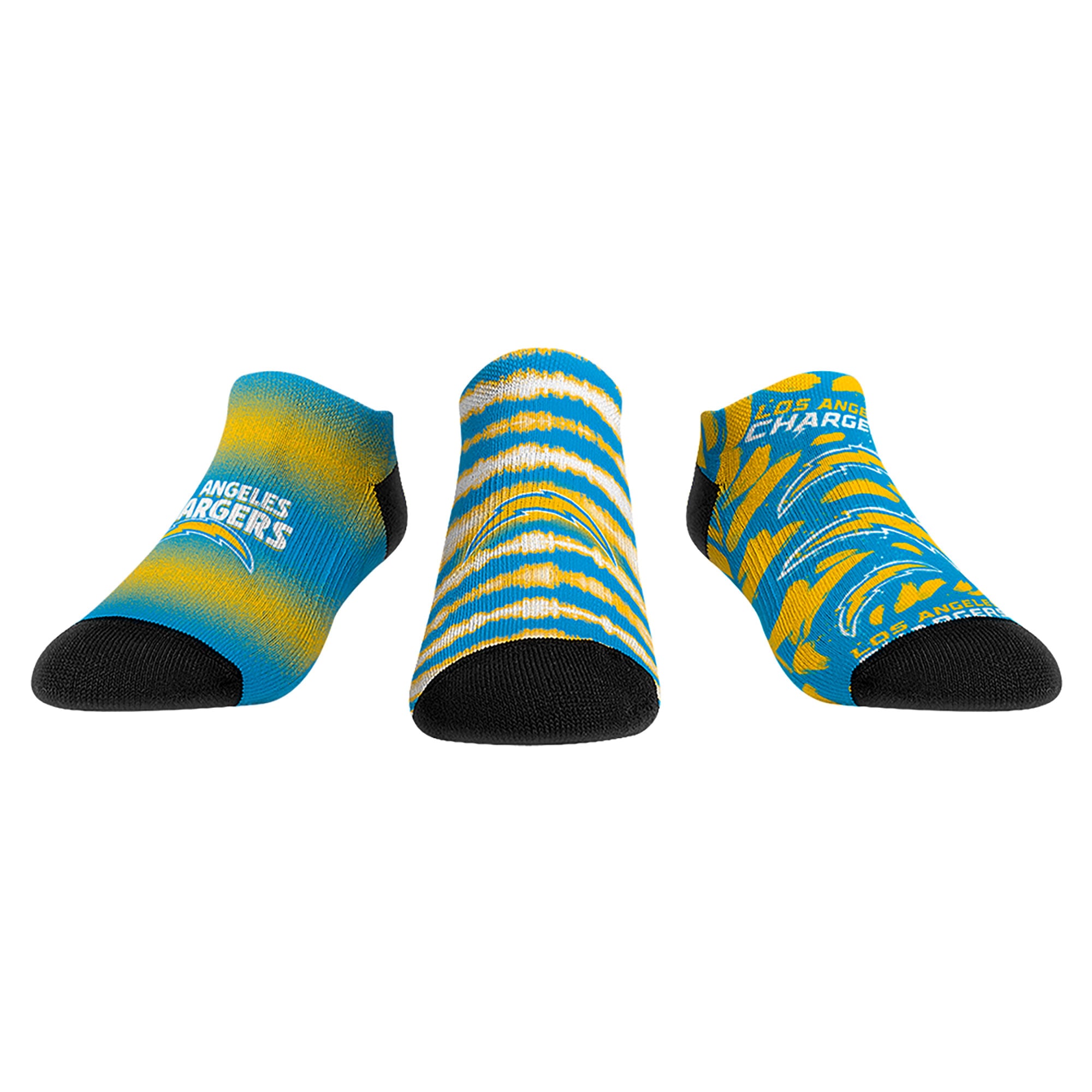 Unisex Rock Em Socks Los Angeles Chargers Make Some Noise Three-Pack Low-Cut Socks Set Unisex Rock Em Socks Los Angeles Chargers Make Some Noise Three-Pack Low-Cut Socks Set