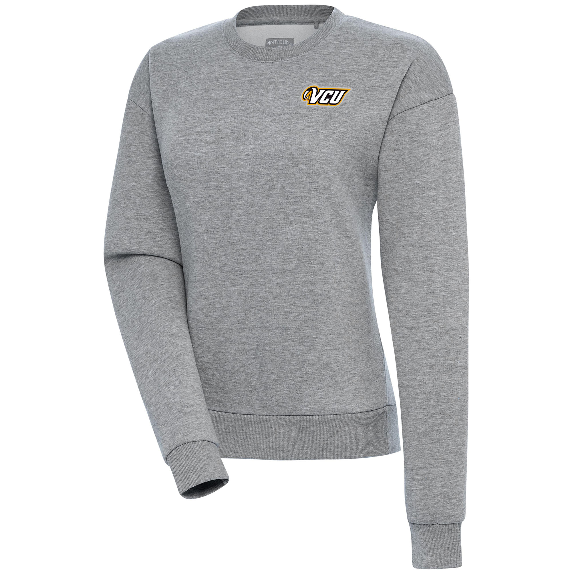 Women’s Antigua Heather Gray VCU Rams Victory Pullover Sweatshirt Women’s Antigua Heather Gray VCU Rams Victory Pullover Sweatshirt