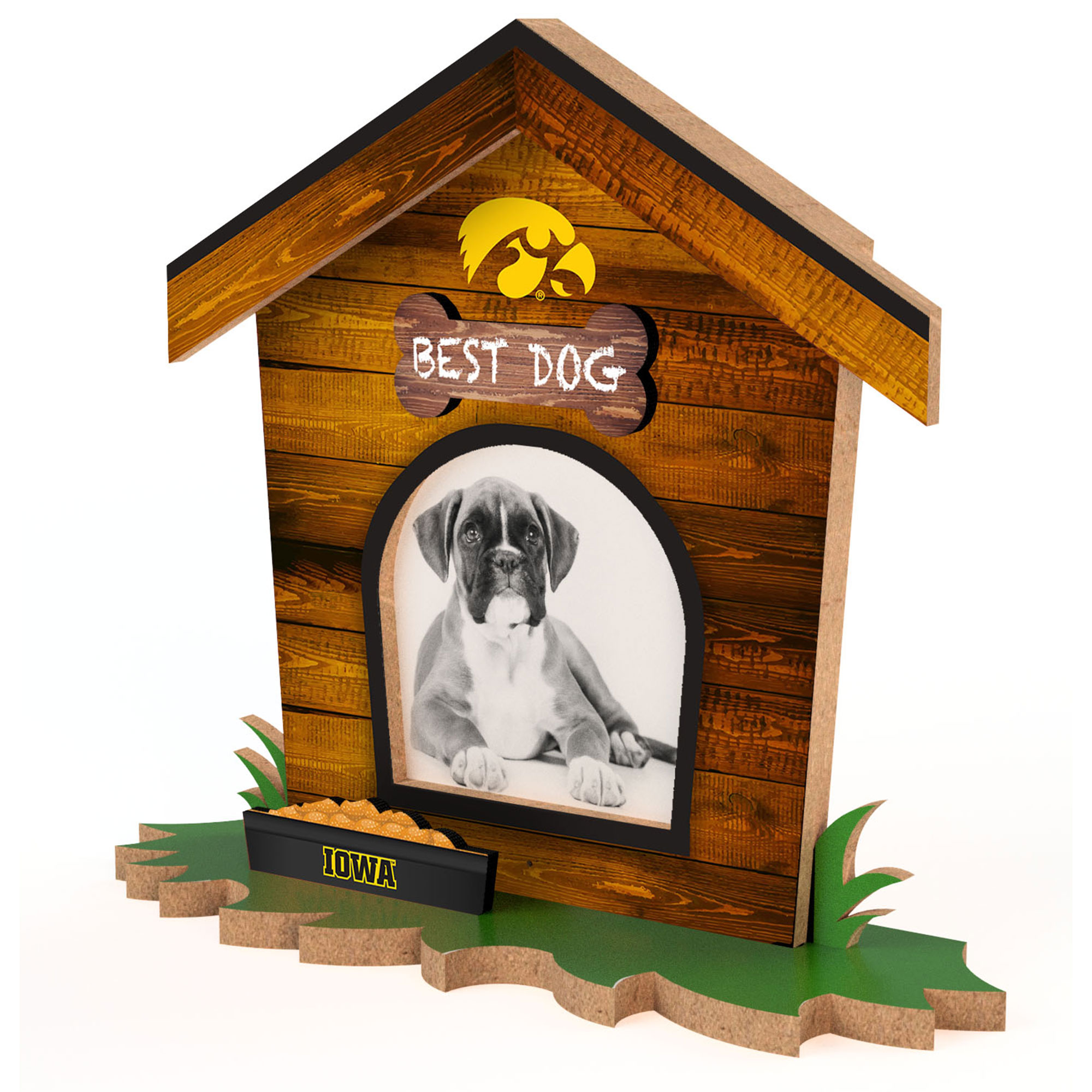 Iowa Hawkeyes Dog House Photo Frame