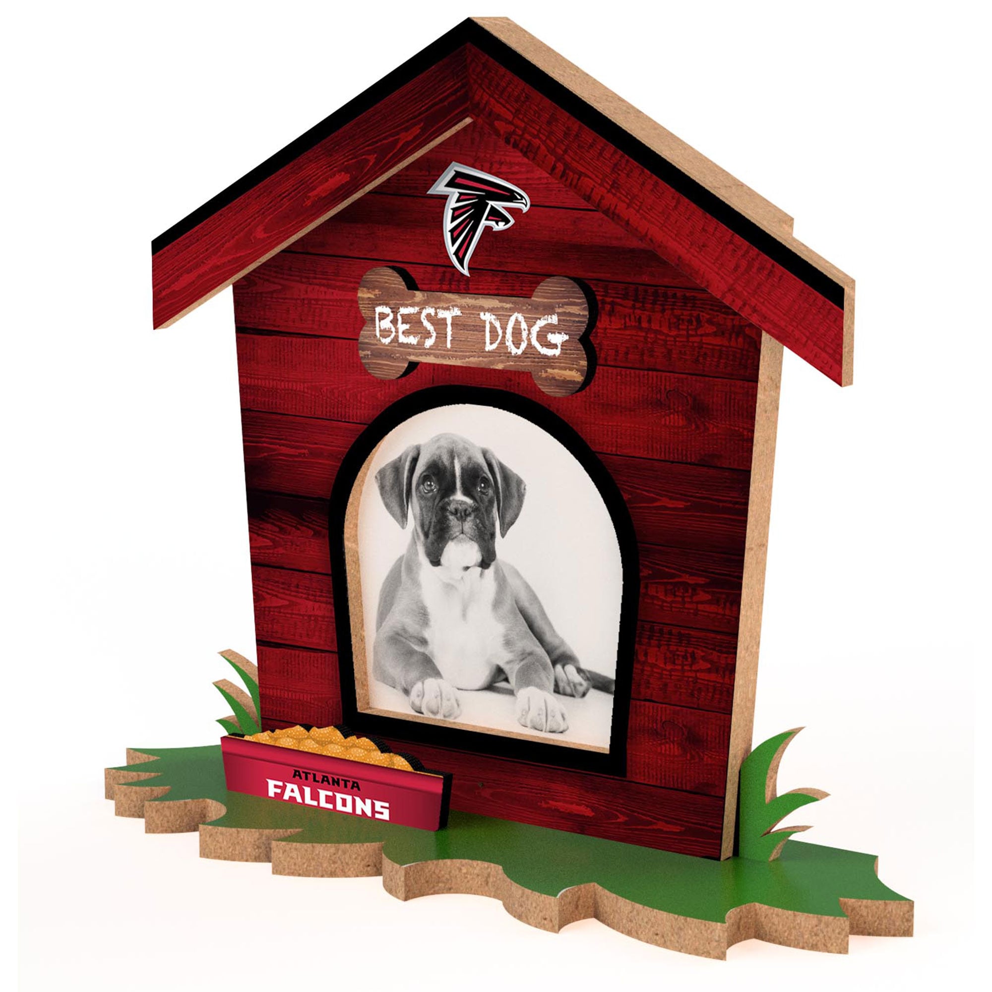 Atlanta Falcons Dog House Photo Frame