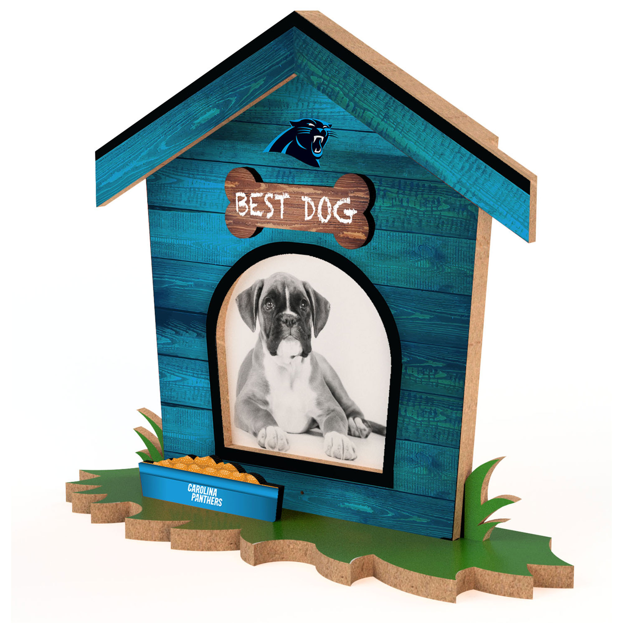 Carolina Panthers Dog House Photo Frame