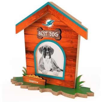 Miami Dolphins Dog House Photo Frame