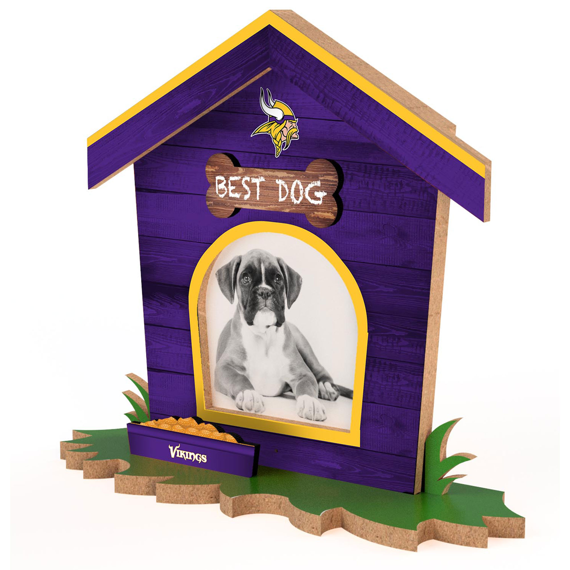 Minnesota Vikings Dog House Photo Frame