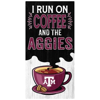 Texas A&M Aggies 6" x 12" Coffee Wall Art