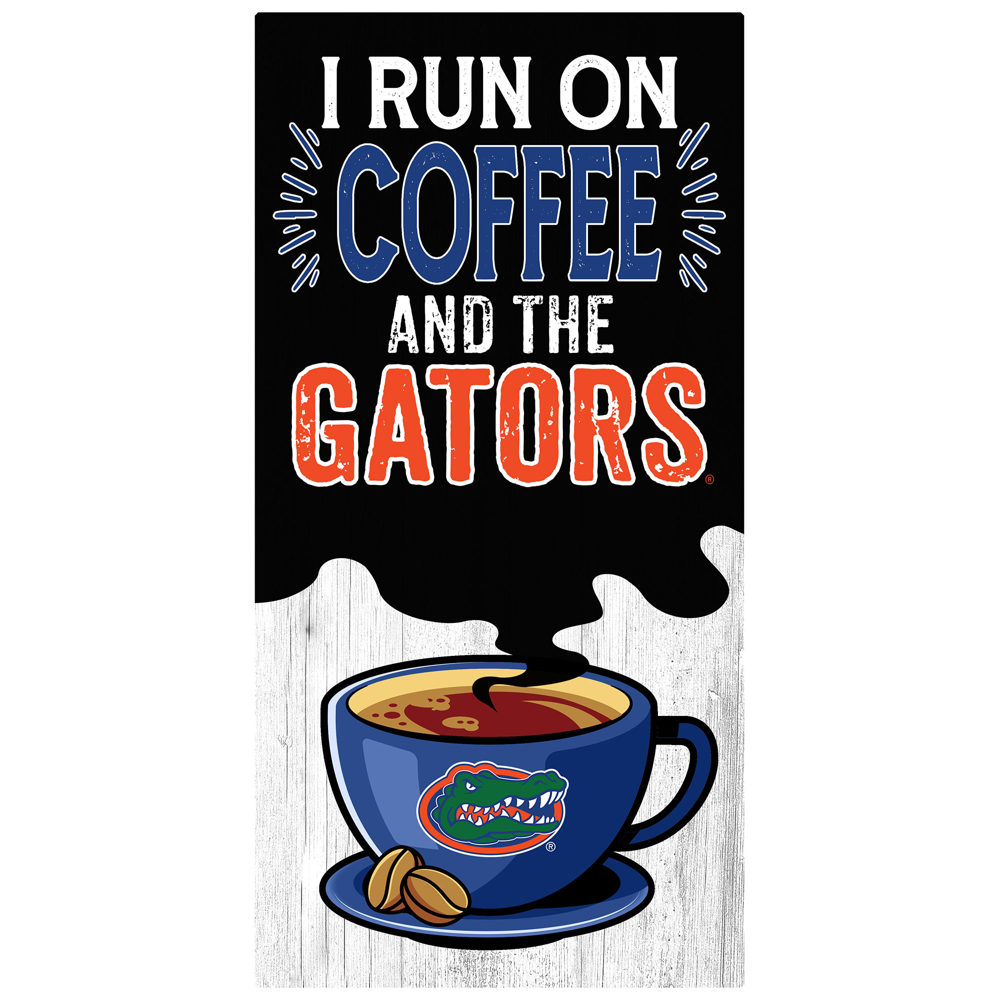 Florida Gators 6" x 12" Coffee Wall Art