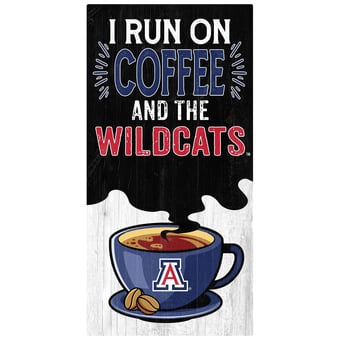 Arizona Wildcats 6" x 12" Coffee Wall Art