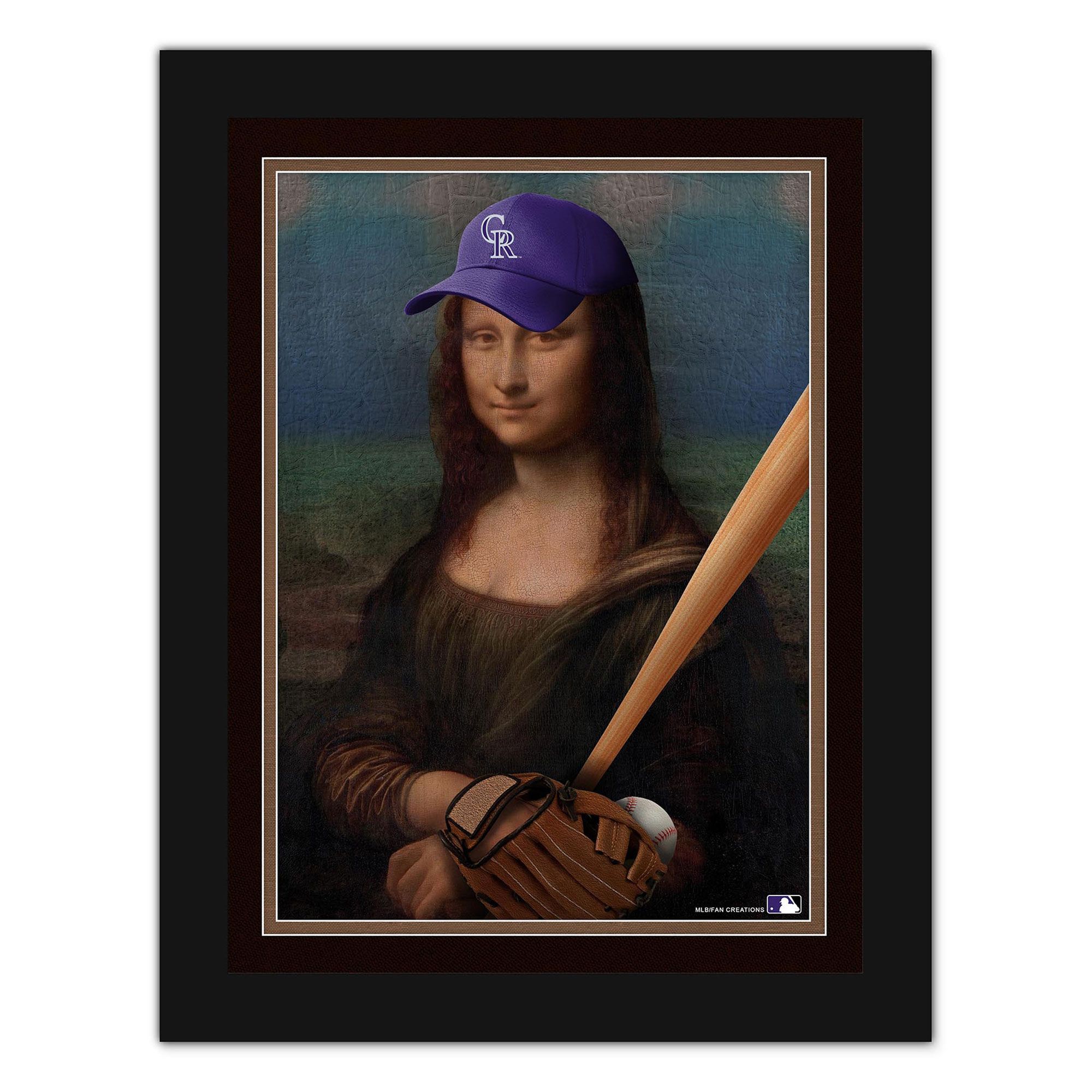 Colorado Rockies 12" x 16" Mona Lisa Fan Framed Fine Art Print