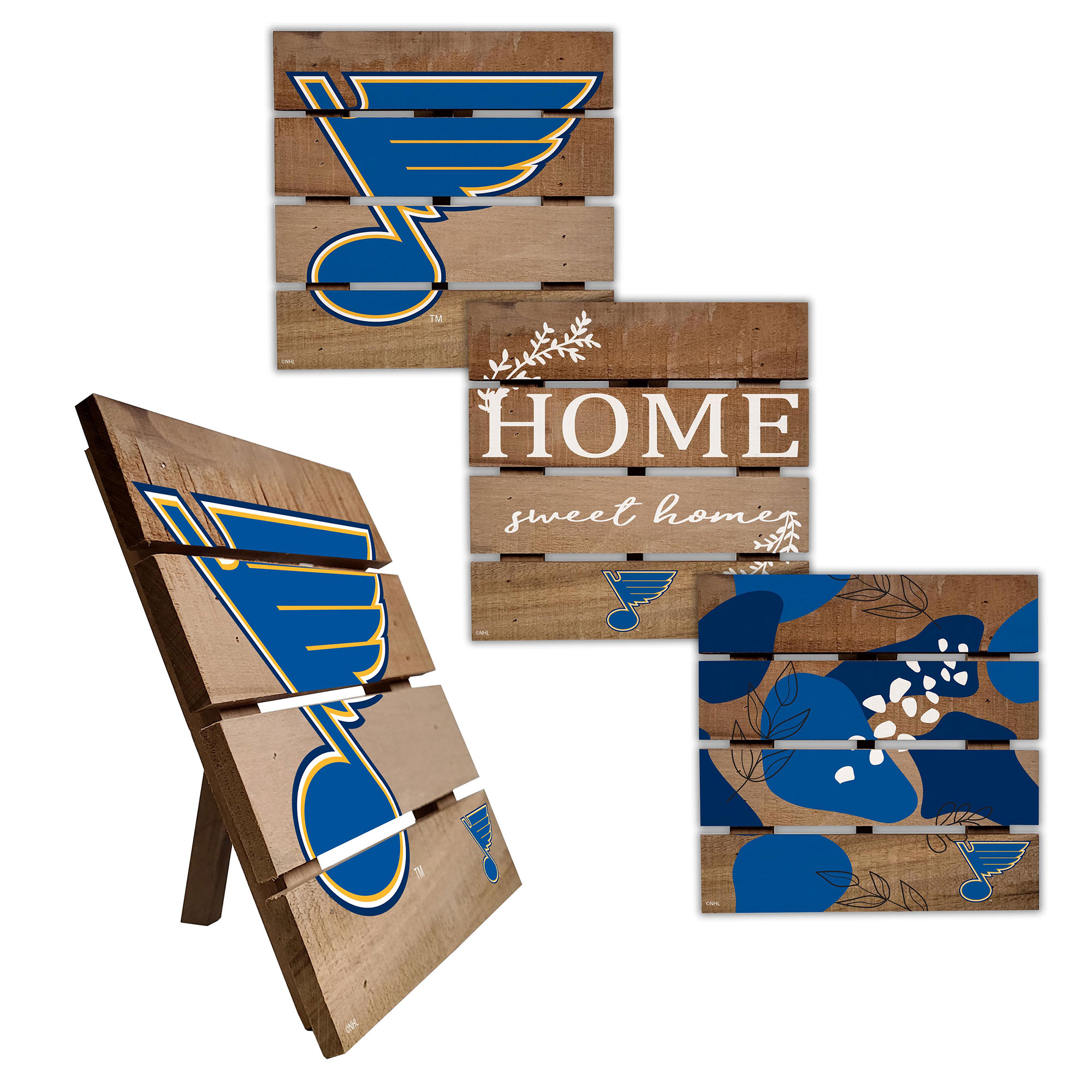 St. Louis Blues Four-Piece Hot Plate Set St. Louis Blues Four-Piece Hot Plate Set