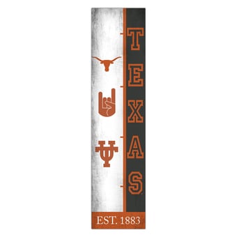 Texas Longhorns 6" x 24" Progression Wood Sign