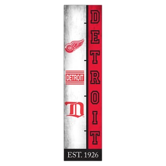Detroit Red Wings 6" x 24" Progression Wood Sign