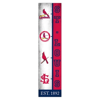 St. Louis Cardinals 6" x 24" Progression Wood Sign