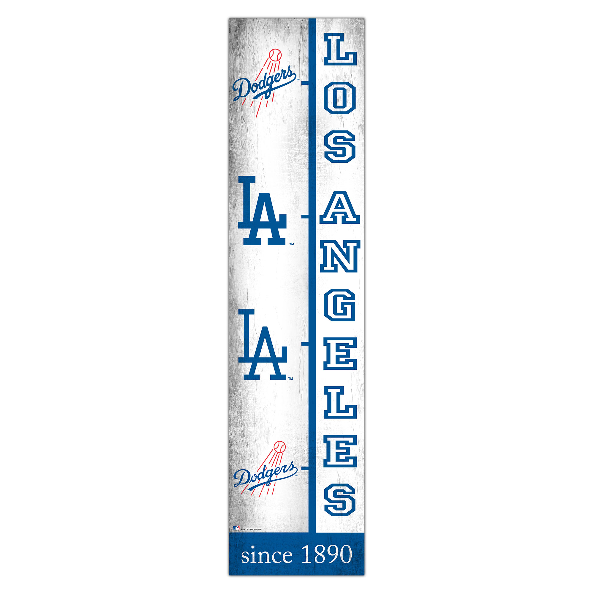 Los Angeles Dodgers 6″ x 24″ Progression Wood Sign Los Angeles Dodgers 6″ x 24″ Progression Wood Sign
