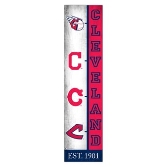 Cleveland Guardians 6" x 24" Progression Wood Sign