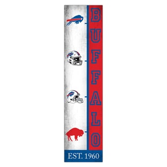 Buffalo Bills 6" x 24" Progression Wood Sign