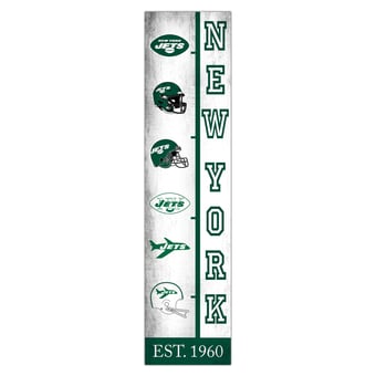 New York Jets 6" x 24" Progression Wood Sign